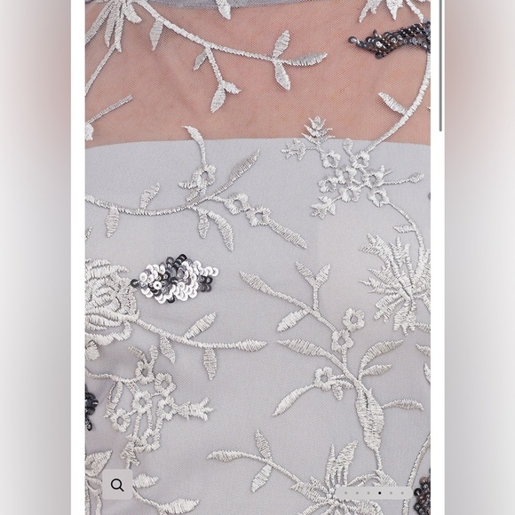 JS Collections Daphne Flutter Column Gown NWT - Picture 5 of 10